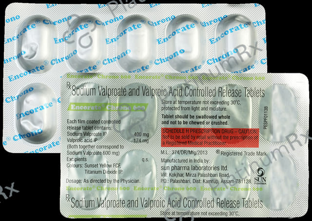 Encorate Chrono 600mg Tablet 10s