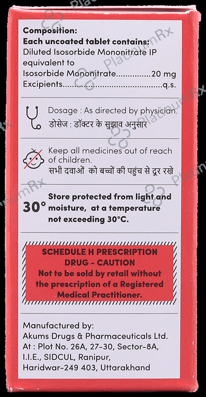 Ismoaid 20mg Tablet 30s