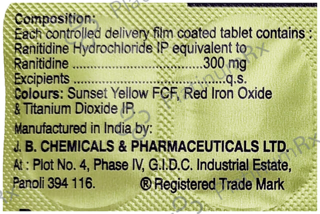 Rantac OD 300mg Tablet CR 10s