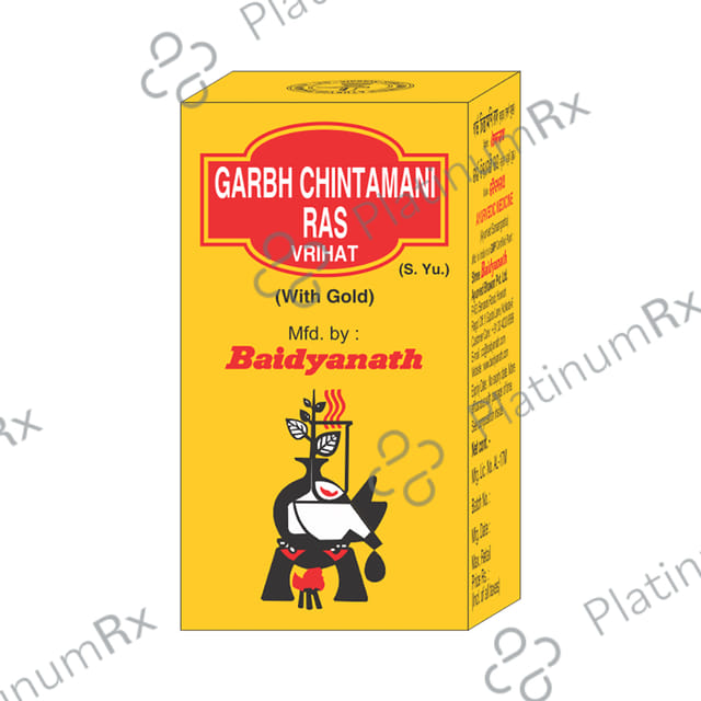 Baidyanath Garbh Chintamani Ras Vrihat with Gold 10 tablets