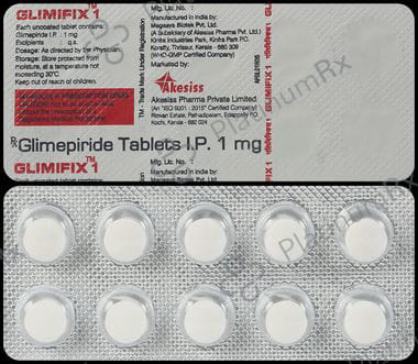 Glimifix 1mg Tablet 10s