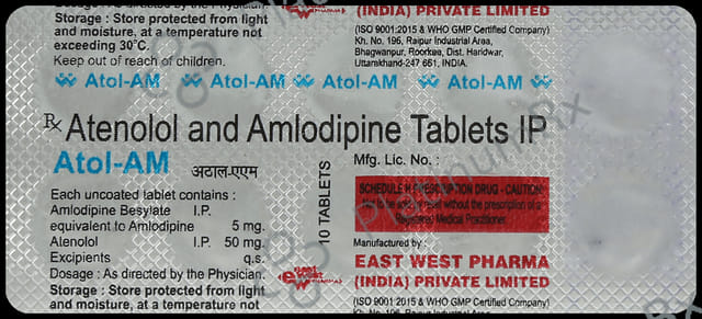 Atol AM 5/50mg Tablet 10s