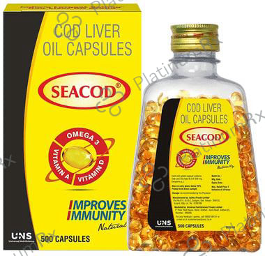 Seacod Cod Liver Oil 300mg Capsule 500s