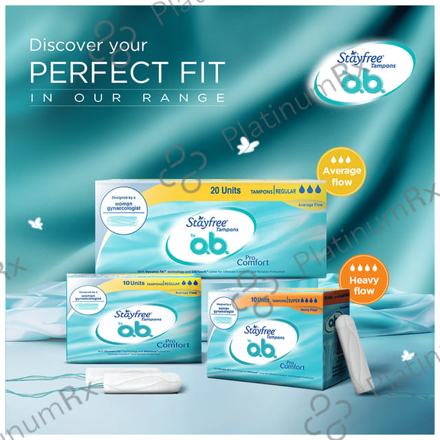 OB Silk Touch Pro Comfort Tampons Super 10s