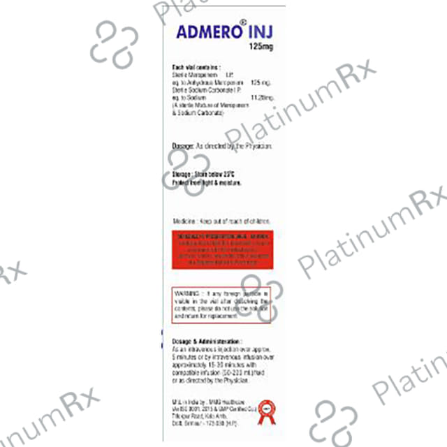 Admero 125mg Injection 1s