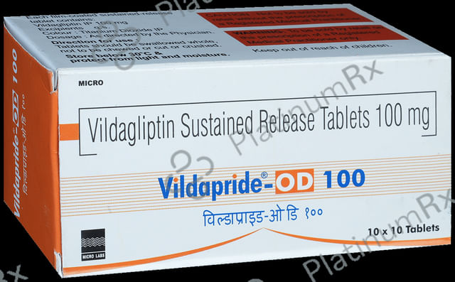 Vildapride OD 100mg Tablet 10s