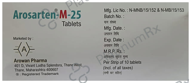 Arosarten-M 25 Tablet ER