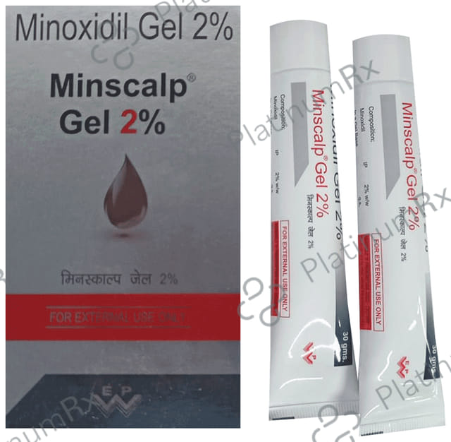 Minscalp 2% Gel 2X30gm