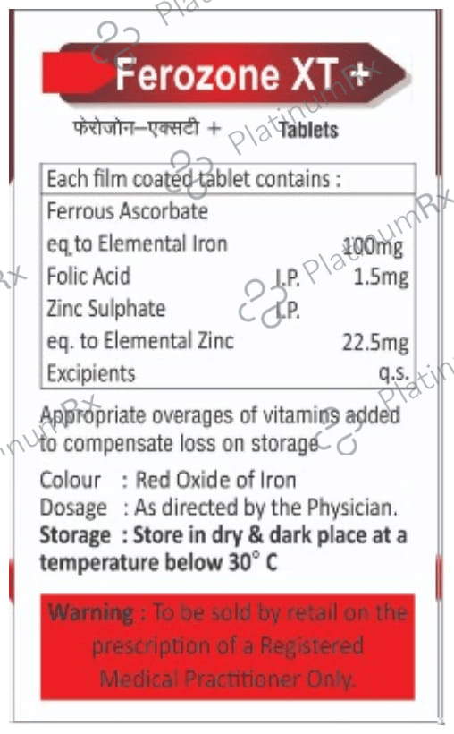 Ferozone XT Plus Tablet 10s