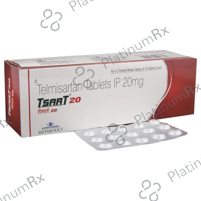 Tsart 20mg Tablet 15s