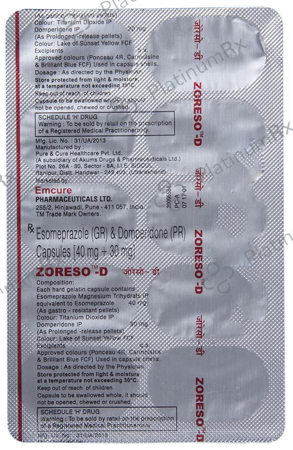 Zoreso-D Capsule PR