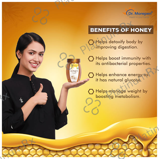 Dr. Morepen Pure & Natural Honey No Added Sugar 500gm