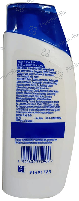 Head & Shoulders Anti-Dandruff Smooth & Silky Shampoo 72 ml