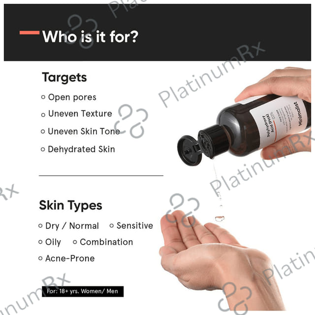 Minimalist 03% PHA Face Toner - Tightens Pores and Exfoliates Skin
