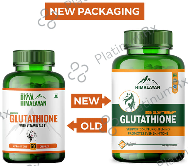 Divya Himalayan L Glutathione 500mg Capsule 60s