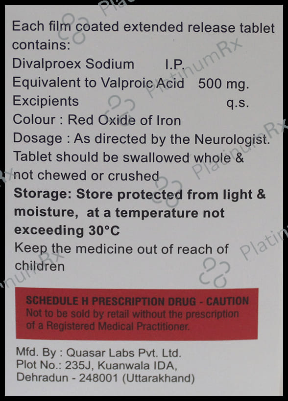 Dvlox OD 500mg Tablet ER 10s