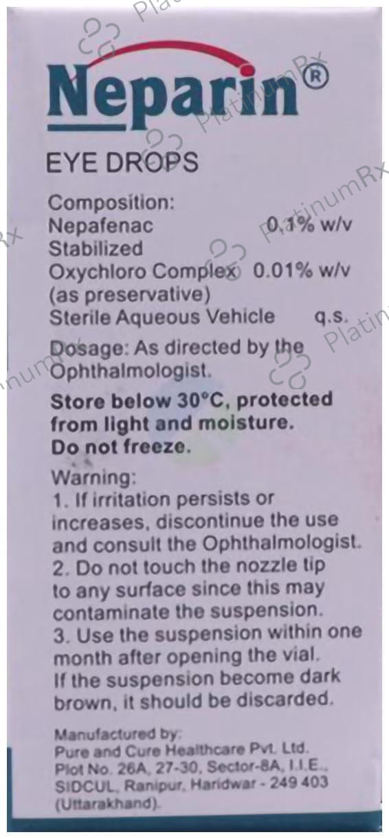 Neparin 0.1% Eye Drop