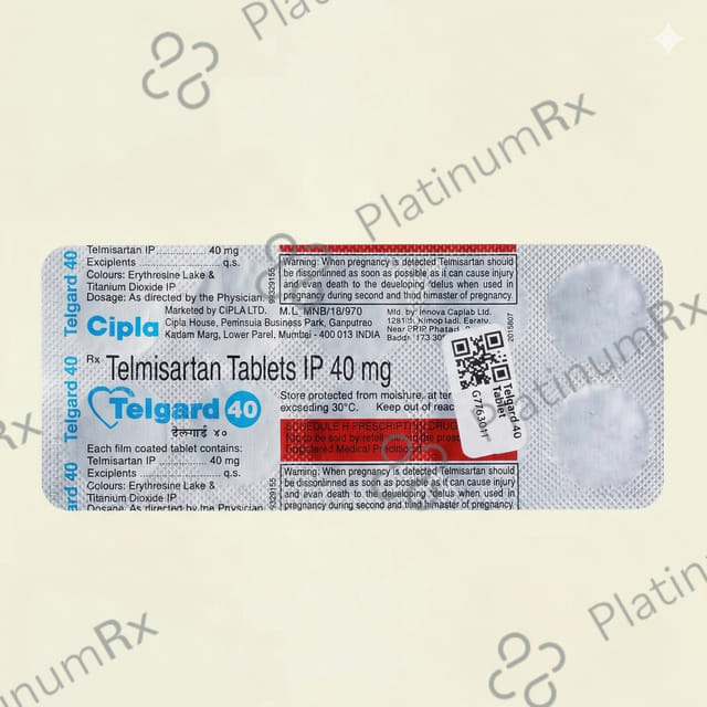 Telgard 40mg Tablet 10s