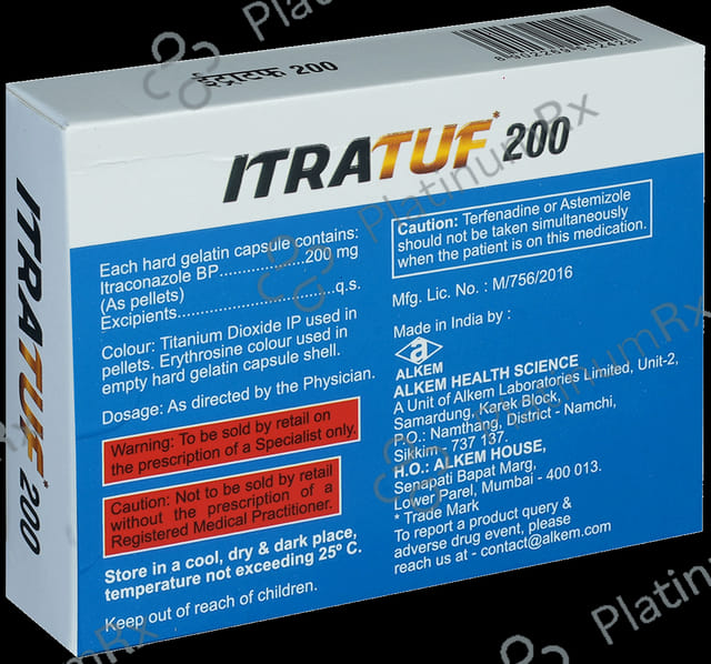 Itratuf 200mg Capsule 15s