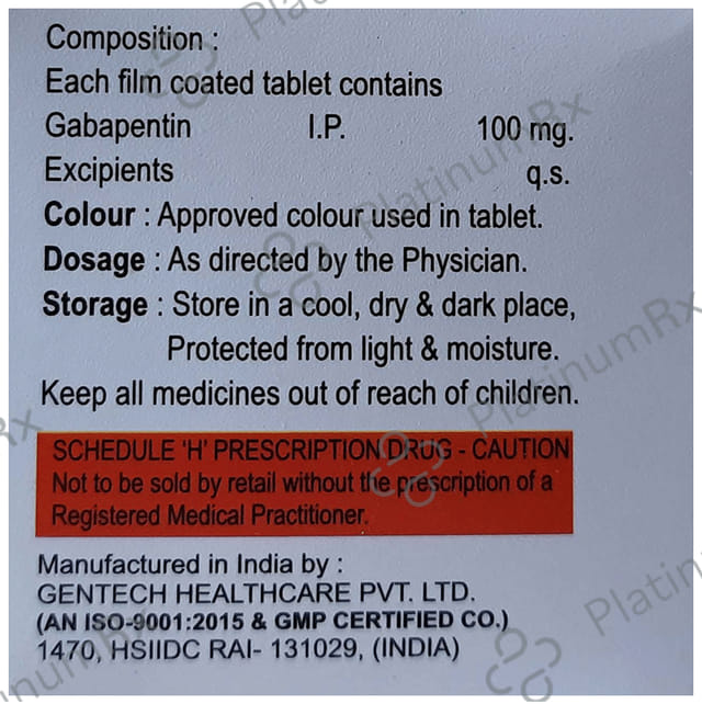 Gabspen 100 Tablet