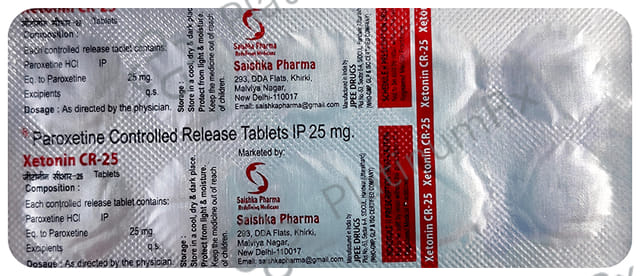 Xetonin CR 25 Tablet