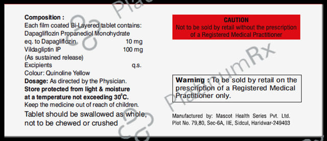 Vildaas-D 10 Tablet SR