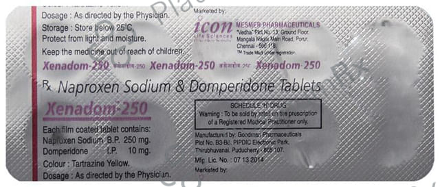 Xenadom 10/250mg Tablet 10s