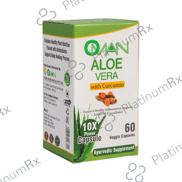 Oman Aloe Vera with Curcumin Veggie Capsule