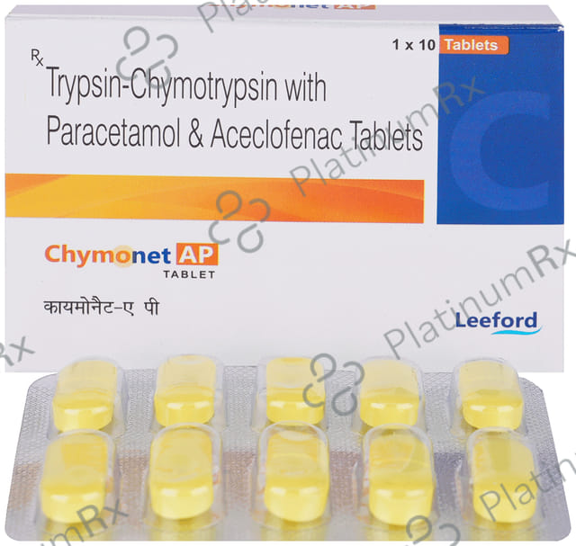 Chymonet AP 100/325mg/50000AU Tablet 10s