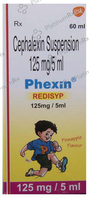Phexin Redisyp Pineapple 125mg Suspension 60ml