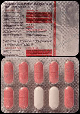 Laformin G Forte 1mg/1000mg Tablet