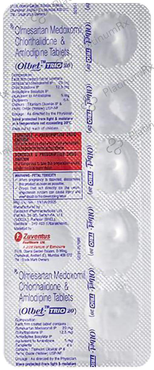 Olbet-Trio 20 Tablet