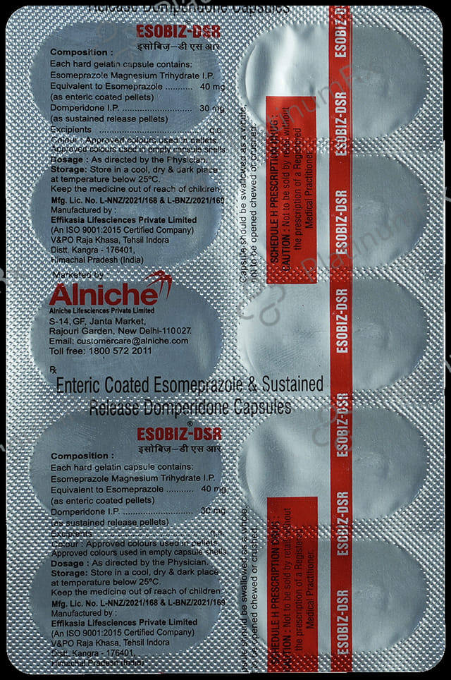 Esobiz DSR 30/40mg Capsule 10s