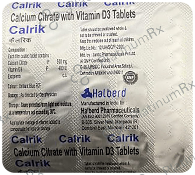 Calrik Tablet 15s