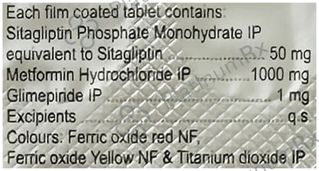 Glimisave Nexa 1/50/1000mg Tablet 10s