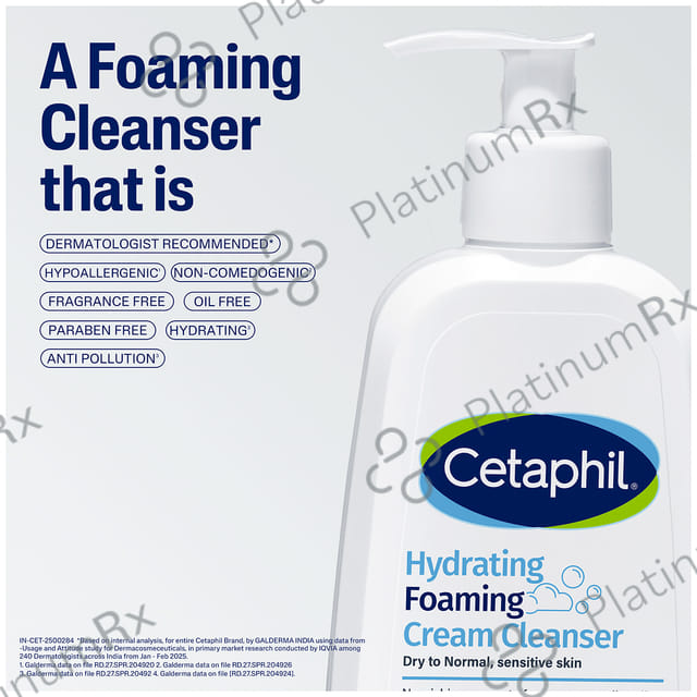 Cetaphil Hydrating Foaming Cream Cleanser 236ml