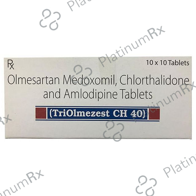 Triolmezest CH 40/5/12.5mg Tablet 10s