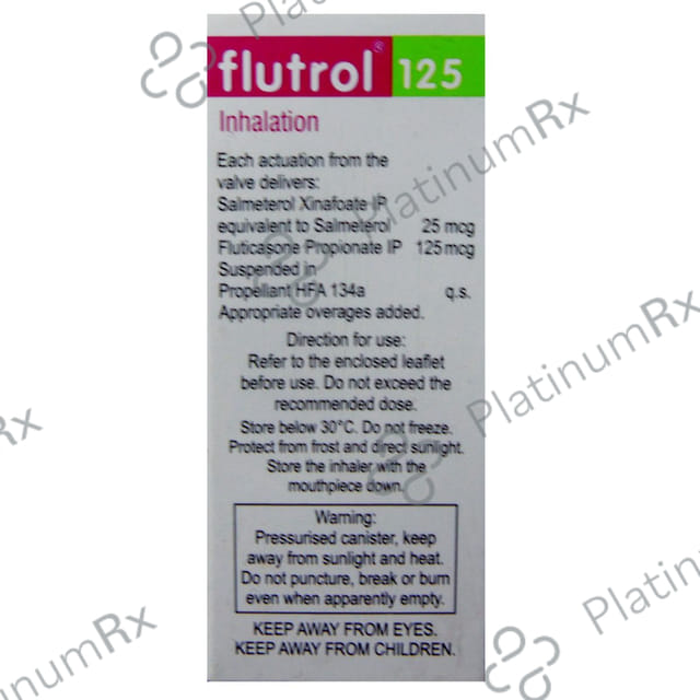 Flutrol 25mcg/125mcg Inhaler 120MDI