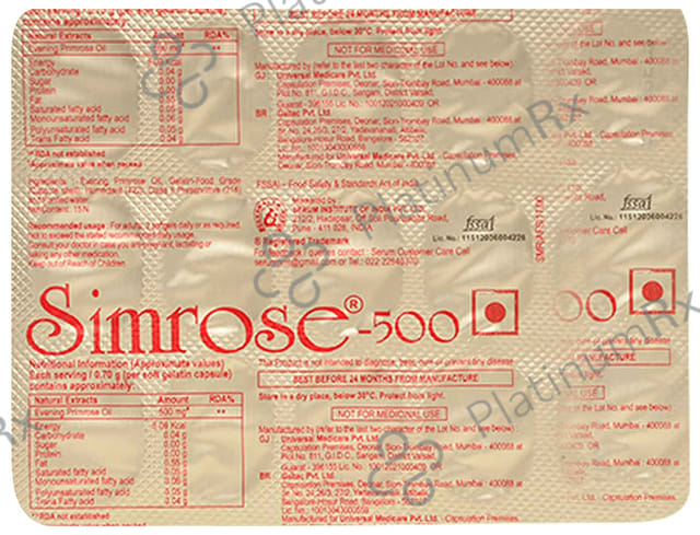 Simrose Capsule 15s