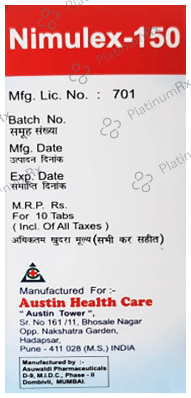 Nimulex 150mg Tablet