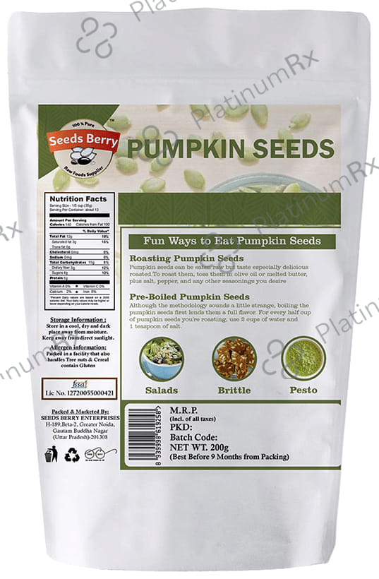 Seeds Berry Pumpkin Seeds 200 gm