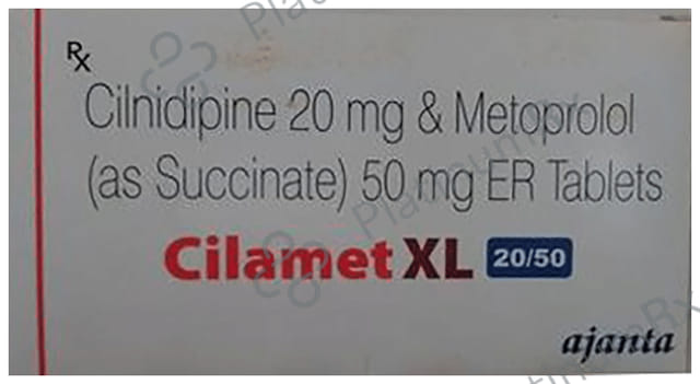 Cilamet XL 20/50mg Tablet ER 10s
