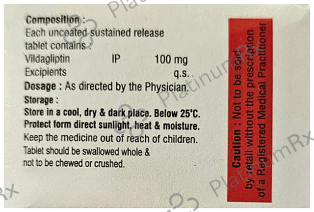 Glucopar-VD 100 SR Tablet