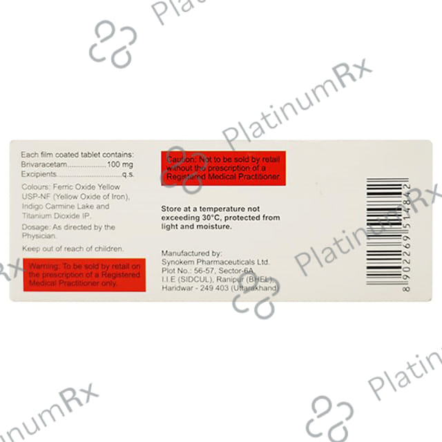 Brivasure 100mg Tablet 10s