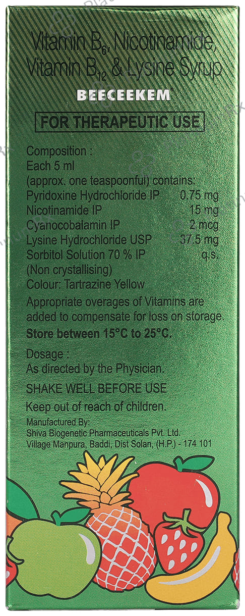 Beeceekem Syrup 100ml