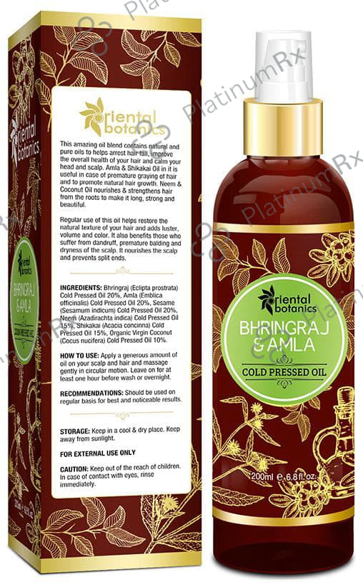 Oriental Botanics Bhringraj & Amla Cold Pressed Oil