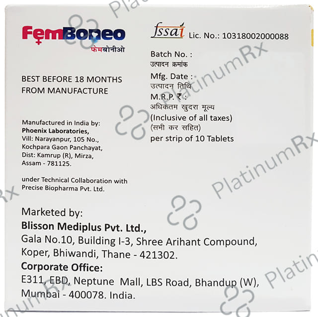 FemBoneo Tablet 10s