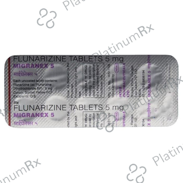 Migranex 5mg Tablet 10s
