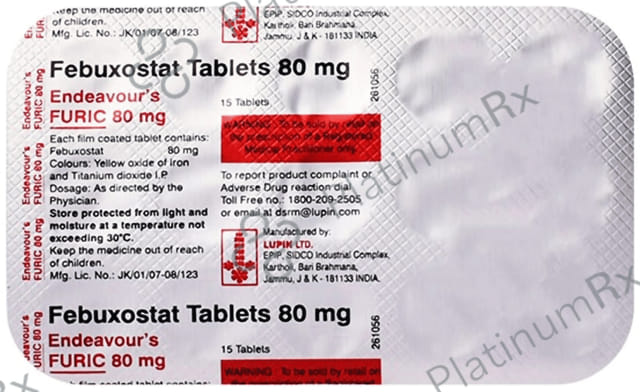 Endeavours Furic 80mg Tablet