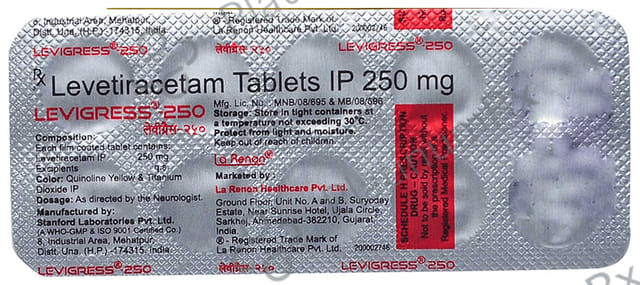 Levigress 250mg Tablet 10s
